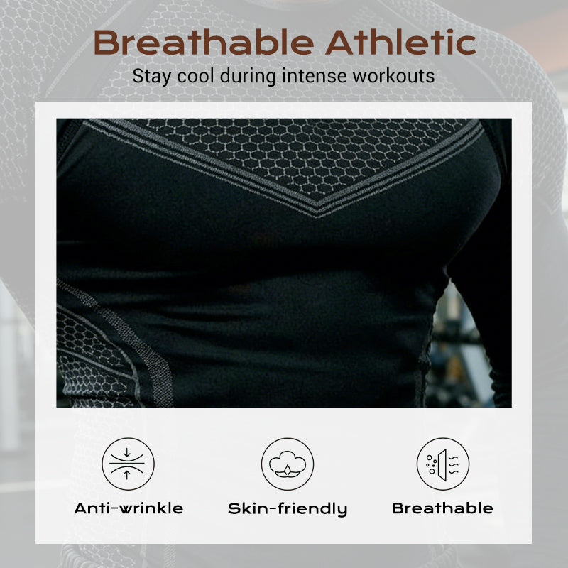✨ NOUVEAUTÉ 2026 | Tee-Shirt Manches Longues Respirant | Confort Ultra pour l'Entraînement 🏋️【-60% DE RÉDUCTION】