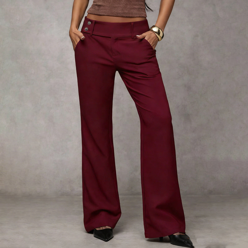 🔥 Nouveauté 2026 et en vedette - 49 % de réduction 🔥 Pantalon de tailleur évasé élégant pour femme