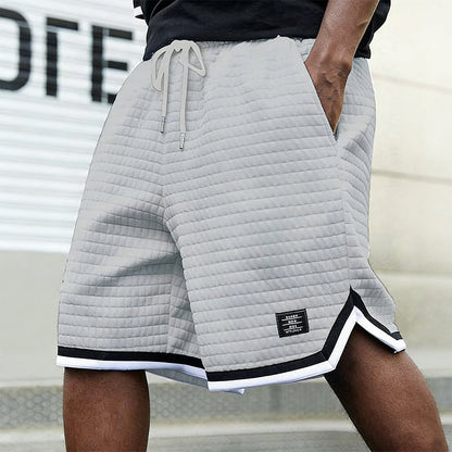 💐50% DE RÉDUCTION 💥Short à Ourlet Rayé – Le Style Sportswear Tendance 🔥⚡