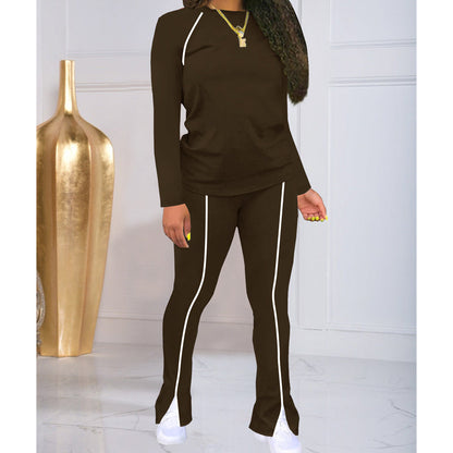 Ensemble de Survêtement Femme 2 Pièces Décontracté