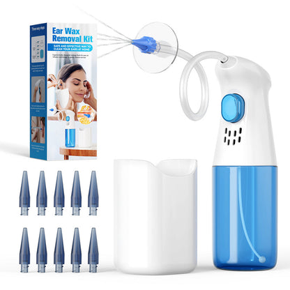 📢📢50 % de réduction !! ⏰| Système manuel d'irrigation auriculaire 1 kit de nettoyage des oreilles