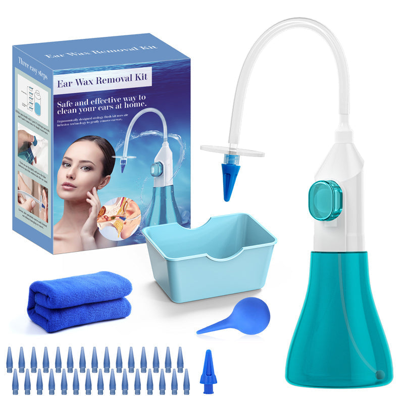📢📢50 % de réduction !! ⏰| Système manuel d'irrigation auriculaire 1 kit de nettoyage des oreilles