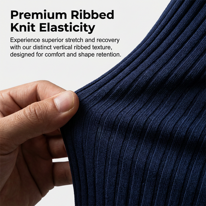 Chemise à manches courtes et col à revers en tricot côtelé pour homme