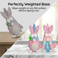 Poupée lapin sans visage pour décor de Pâques