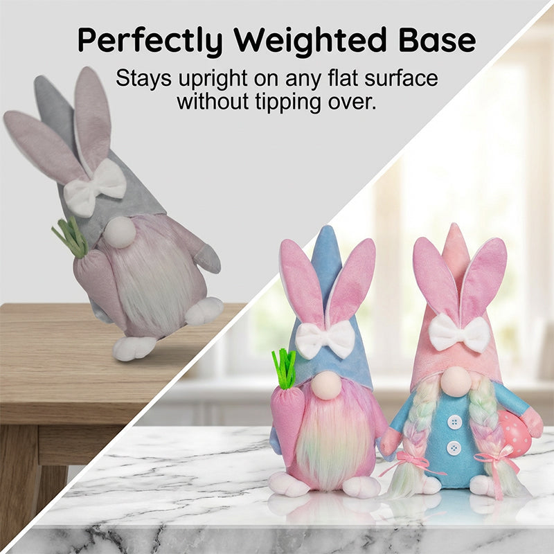 Poupée lapin sans visage pour décor de Pâques