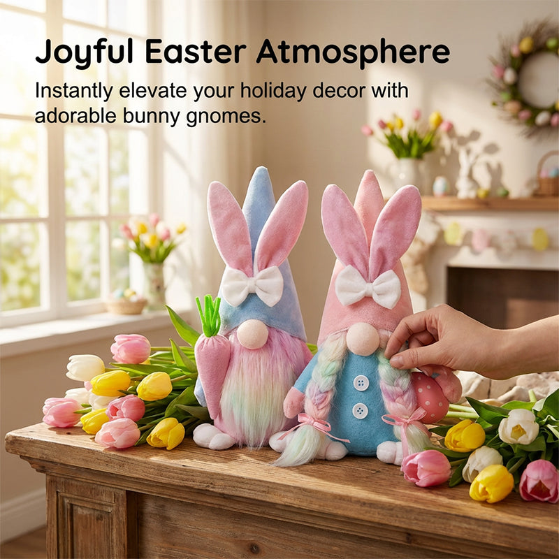 Poupée lapin sans visage pour décor de Pâques