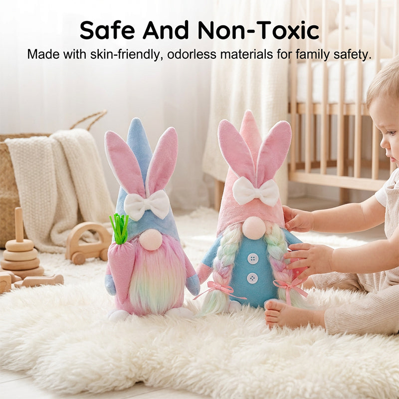 Poupée lapin sans visage pour décor de Pâques