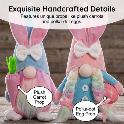 Poupée lapin sans visage pour décor de Pâques