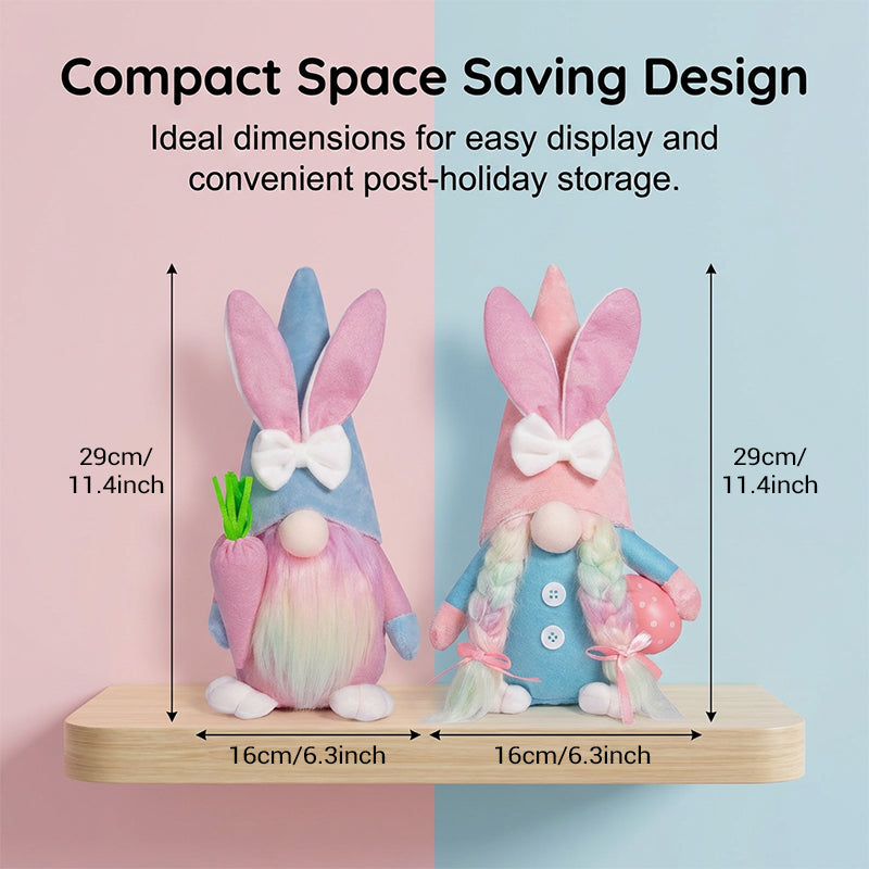 Poupée lapin sans visage pour décor de Pâques