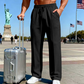 💐50% DE RÉDUCTION ! Pantalon droit homme taille élastique – Liberté de mouvement absolue 🏃‍♂️💨【Offre Limitée】