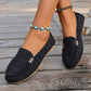 Mocassins patchwork imprimé léopard pour femmes