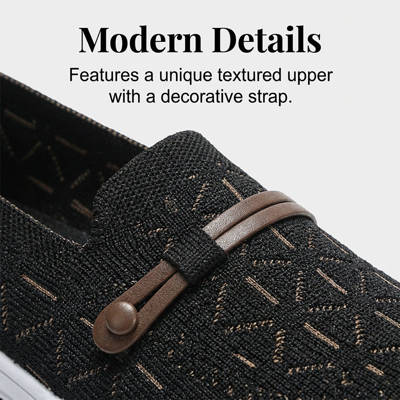 Chaussures plates à enfiler en maille respirante pour femme
