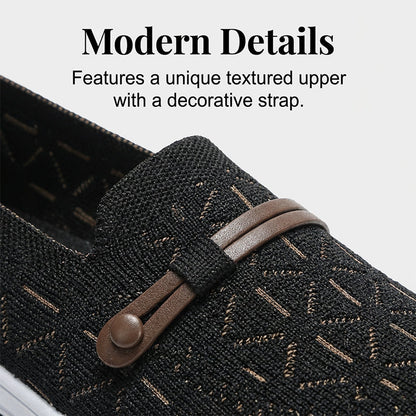 Chaussures plates à enfiler en maille respirante pour femme