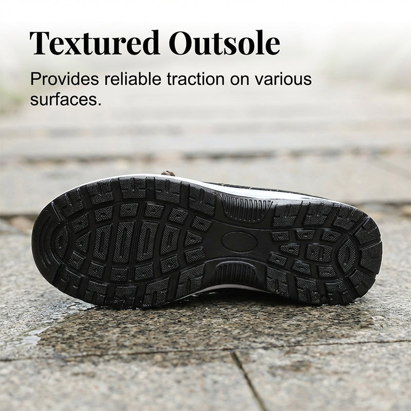 Chaussures plates à enfiler en maille respirante pour femme