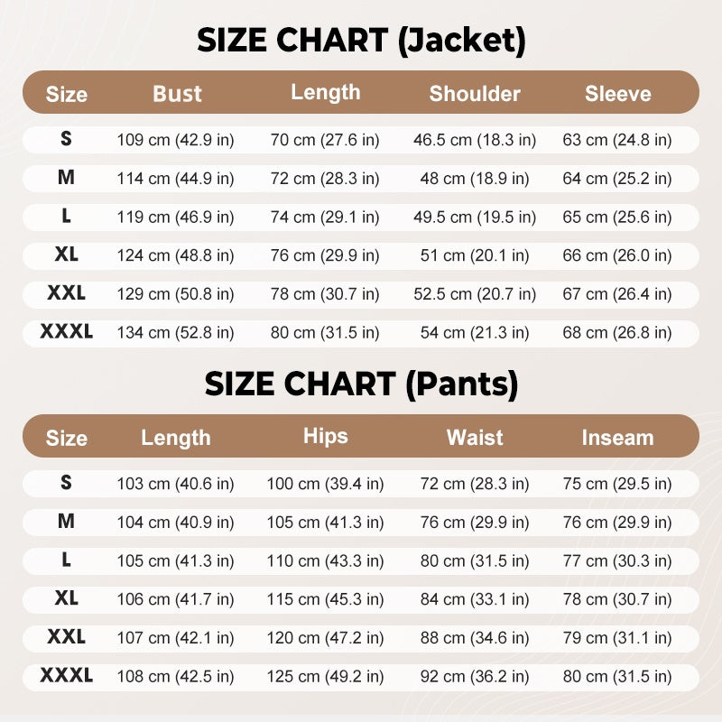 Ensemble décontracté veste à manches longues et pantalon
