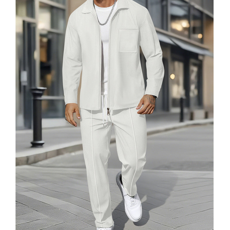 Ensemble décontracté veste à manches longues et pantalon
