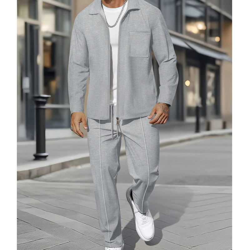 Ensemble décontracté veste à manches longues et pantalon