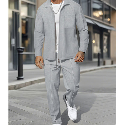 Ensemble décontracté veste à manches longues et pantalon