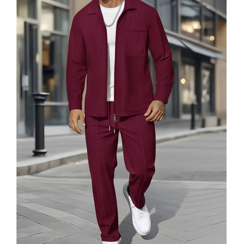 Ensemble décontracté veste à manches longues et pantalon
