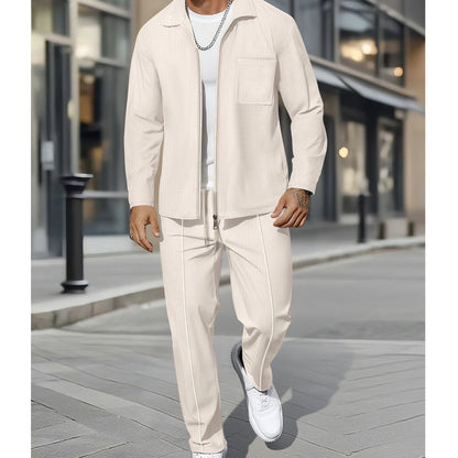 Ensemble décontracté veste à manches longues et pantalon