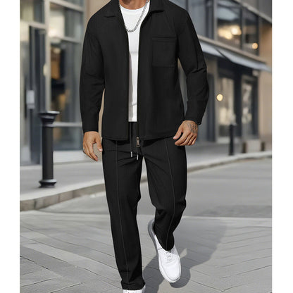 Ensemble décontracté veste à manches longues et pantalon