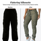 Pantalon de jogging cargo à multiples poches pour femme