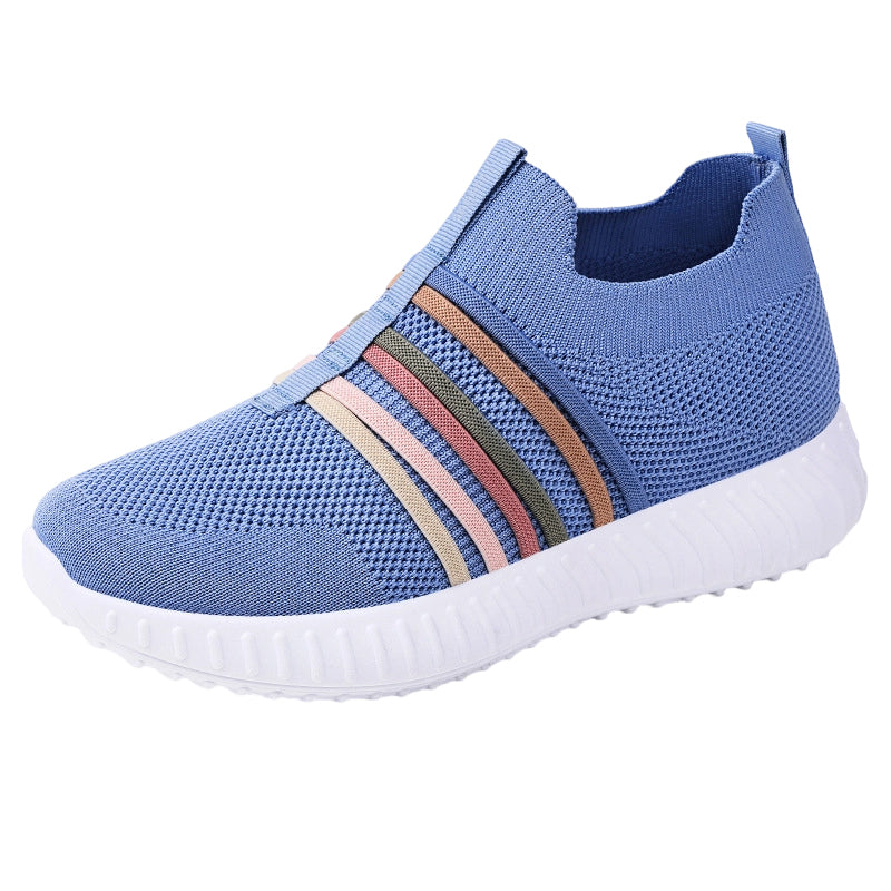 👟 🏃 Baskets slip-on respirantes en mesh pour femmes – Légères, confortables et parfaites au quotidien 🌸