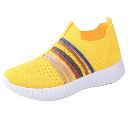 👟 🏃 Baskets slip-on respirantes en mesh pour femmes – Légères, confortables et parfaites au quotidien 🌸