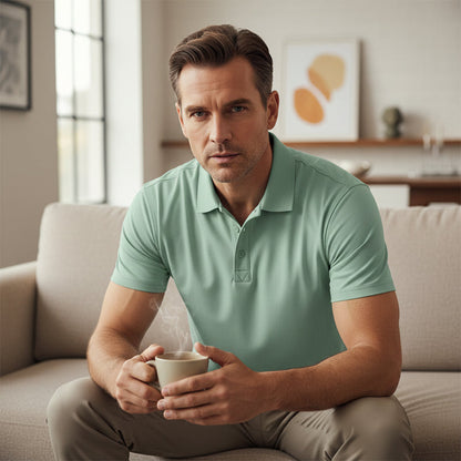 📢📢60 % de réduction !! ⏰T-shirt à col et manches courtes à séchage rapide pour homme