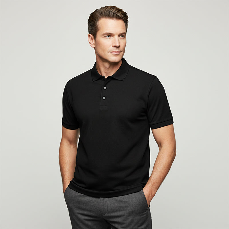 📢📢60 % de réduction !! ⏰T-shirt à col et manches courtes à séchage rapide pour homme