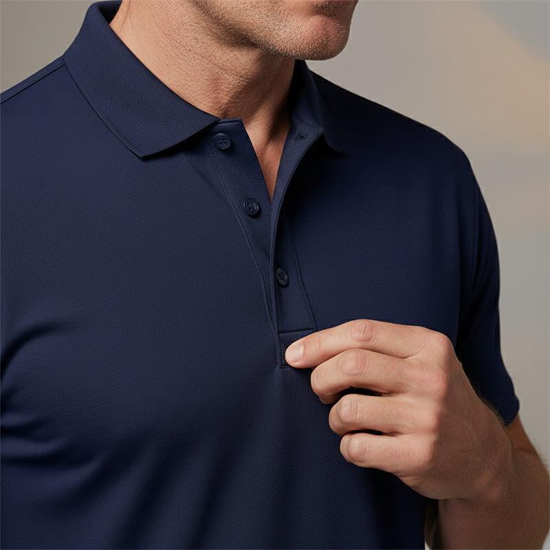 📢📢60 % de réduction !! ⏰T-shirt à col et manches courtes à séchage rapide pour homme