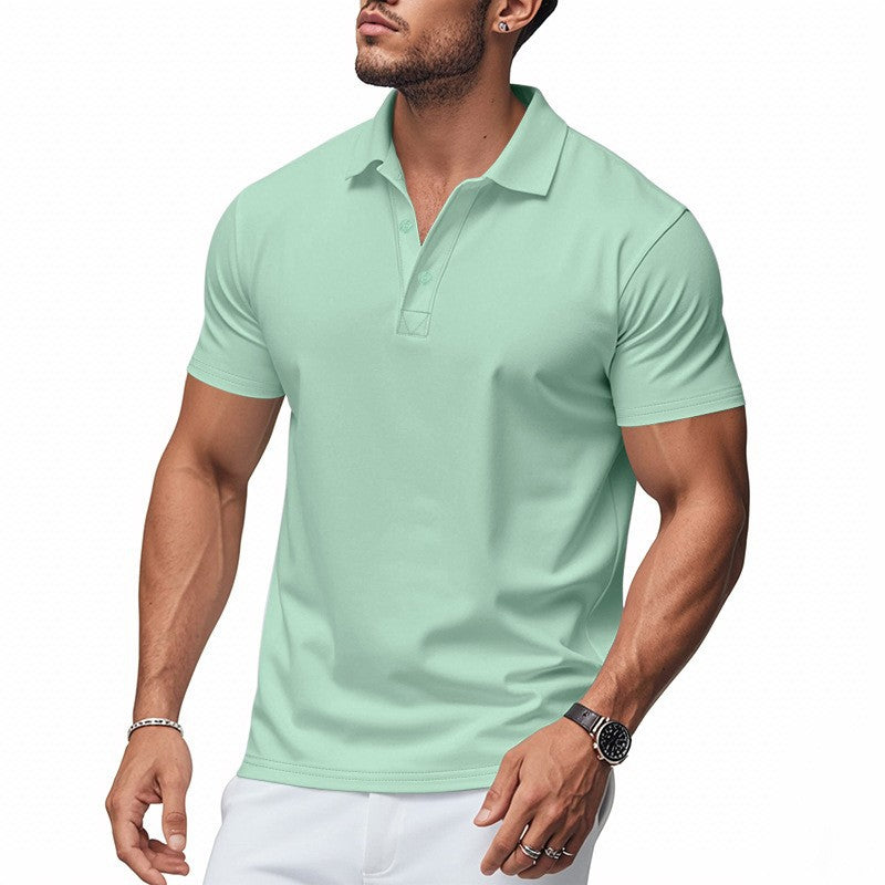📢📢60 % de réduction !! ⏰T-shirt à col et manches courtes à séchage rapide pour homme