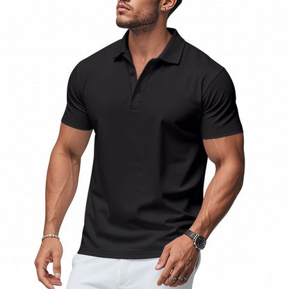 📢📢60 % de réduction !! ⏰T-shirt à col et manches courtes à séchage rapide pour homme