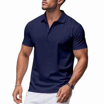 📢📢60 % de réduction !! ⏰T-shirt à col et manches courtes à séchage rapide pour homme