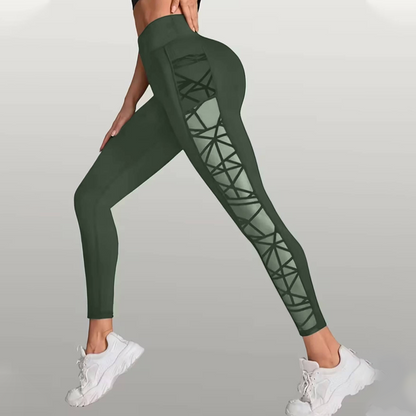 👖💎 PROMO -50% ! Pantalon Taille Haute Femme – Design Sport-Élégant, Poches & Motif Cœurs (7 Couleurs)
