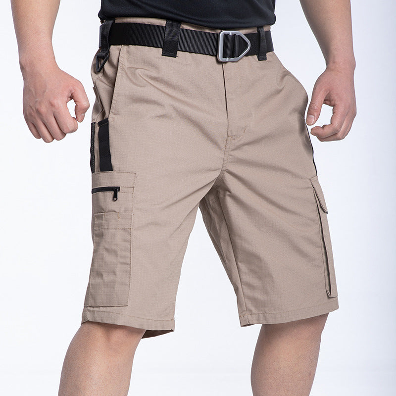 Short cargo tactique multipoches pour homme
