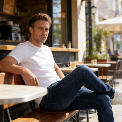 ⏳Offre spéciale à durée limitée⏰ Jean extensible moderne slim fit pour homme