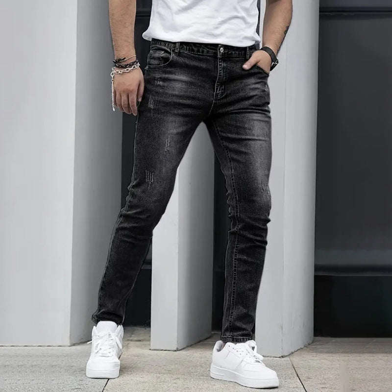 ⏳Offre spéciale à durée limitée⏰ Jean extensible moderne slim fit pour homme
