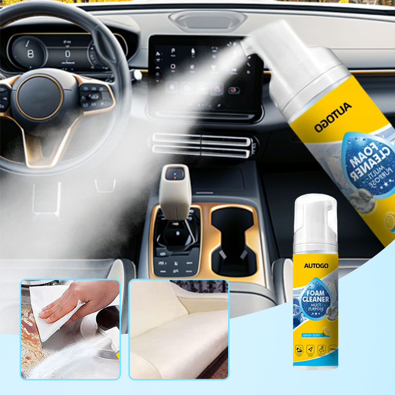 📢⏰🚗 OFFRE : 2 ACHETÉS, LE 3E OFFERT ! Nettoyant Moussant Puissant & Polyvalent pour Intérieur Auto – Sans Rinçage, 150 ml