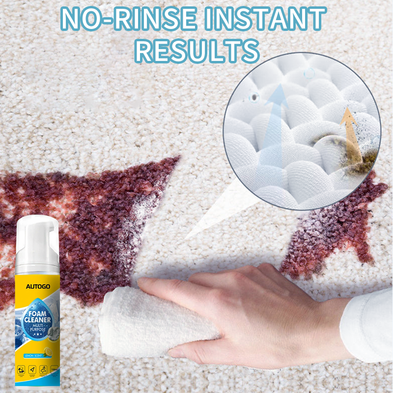 📢⏰🚗 OFFRE : 2 ACHETÉS, LE 3E OFFERT ! Nettoyant Moussant Puissant & Polyvalent pour Intérieur Auto – Sans Rinçage, 150 ml