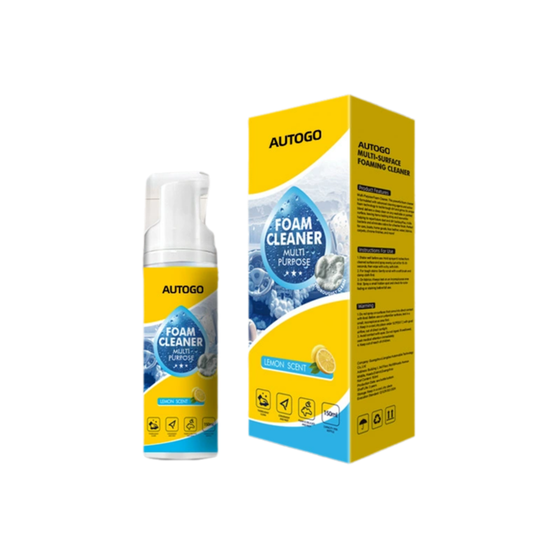 📢⏰🚗 OFFRE : 2 ACHETÉS, LE 3E OFFERT ! Nettoyant Moussant Puissant & Polyvalent pour Intérieur Auto – Sans Rinçage, 150 ml