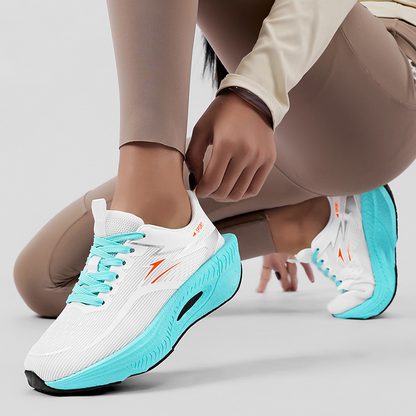 👟 Chaussures de course amortissantes en mesh respirant 🏃Semelle Épaisse Amortissante & Mesh Ultra-Léger pour Course & Marche