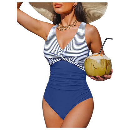 Maillot de bain une-pièce effet ventre plat pour femme