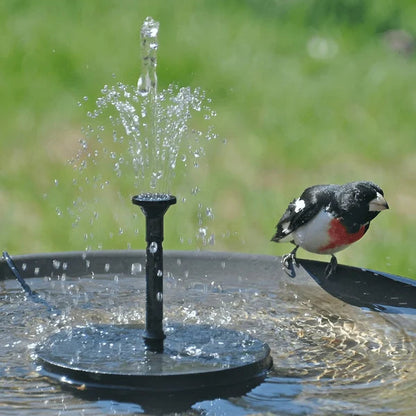 🔥Hot Sales 56% OFF🔥Fontaine solaire, pompe à eau submersible pour bain d'oiseaux avec 4 buses et panneau solaire de 1,4 W, idéale pour l'arrosage extérieur de bassins, piscines, jardins et aquariums.