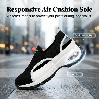 📢📢40 % DE RÉDUCTION !! ⏰ Chaussures respirantes ajourées à enfiler pour femmes – Légères, flexibles & parfaites pour un confort quotidien à la maison ou en ville 🌸