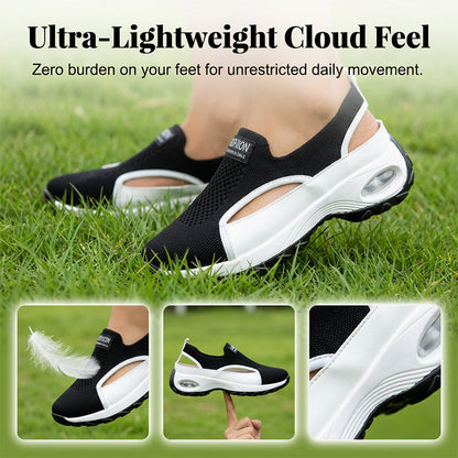 📢📢40 % DE RÉDUCTION !! ⏰ Chaussures respirantes ajourées à enfiler pour femmes – Légères, flexibles & parfaites pour un confort quotidien à la maison ou en ville 🌸