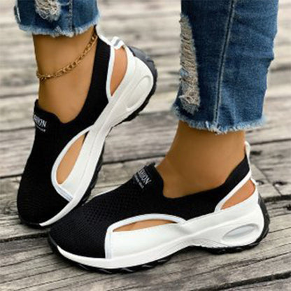 📢📢40 % DE RÉDUCTION !! ⏰ Chaussures respirantes ajourées à enfiler pour femmes – Légères, flexibles & parfaites pour un confort quotidien à la maison ou en ville 🌸