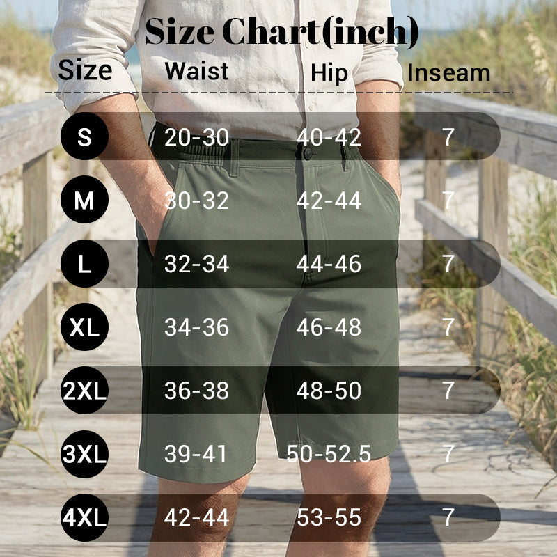 👖Short de golf de performance pour homme en tissu extensible dans les 4 sens🏌️‍♂️Confort et élégance garantis  ⛳