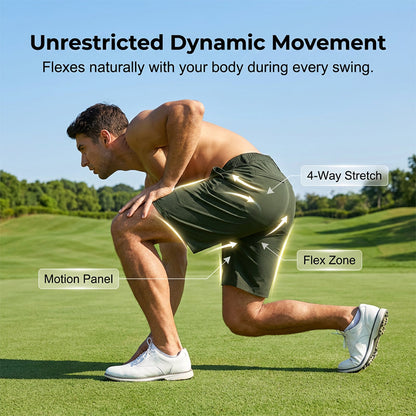 👖Short de golf de performance pour homme en tissu extensible dans les 4 sens🏌️‍♂️Confort et élégance garantis  ⛳