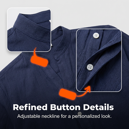 📢📢50 % de réduction !! ⏰T-shirt Henley décontracté pour homme, style automnal